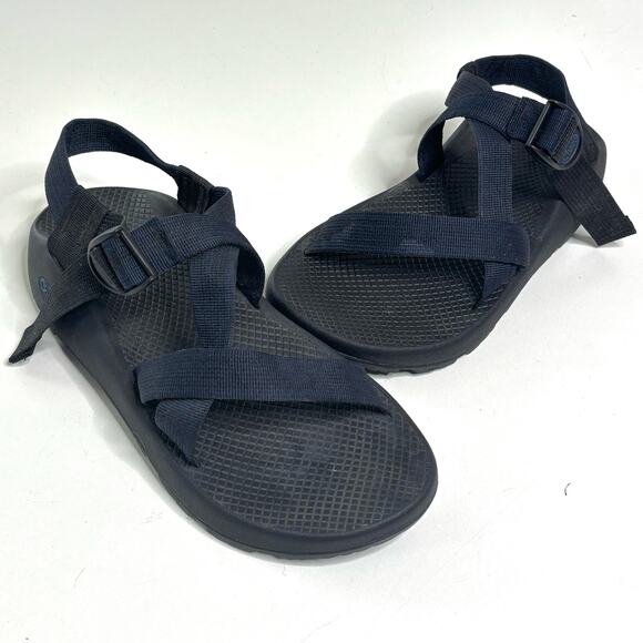 Chaco Mens z1 Strap Outdoor Sandals Black, Blue 9 - Picture 1 of 8